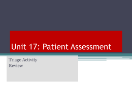 Patient Assessment - Deer Valley Unified School District
