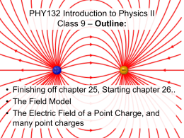 PHY132 Introduction to Physics II