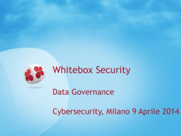 Whitebox Security Data Governance Cybersecurity, Milano 9