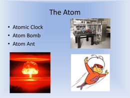 The Atom - Schoolwires