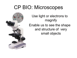 Microscopes - Northern Highlands Regional HS / Overview