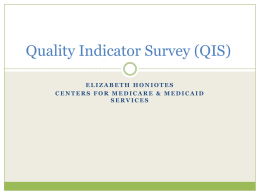 Quality Indicator Survey (QIS)