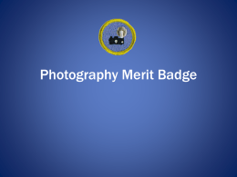 Photography Merit Badge