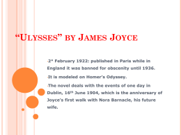 Ulysses” by James Joyce
