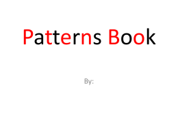 Patterns Book - Readington Township Public Schools