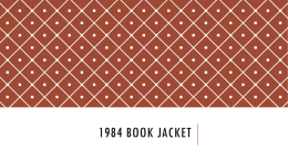 1984 Book Jacket