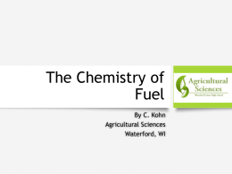The Chemistry of Fuel