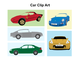 Cars clipart Template - Presentation Magazine