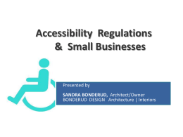 Accessibility Laws & Small Businesses