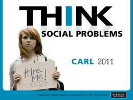 SOCIAL PROBLEMS SOCIAL TOPICS