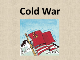 Cold War - Jenks Public Schools