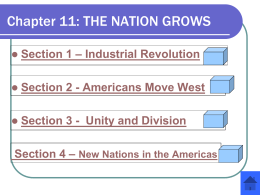 unit 11: The Nation Grows and Prospers