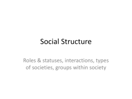 Social Structure - Lower Dauphin School District