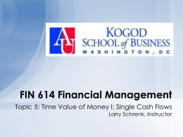 FIN 365 Business Finance
