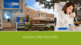 Health Care Facilities - West Essex Regional School District