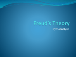 Freud’s Theory - Alston's Website