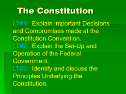 The Constitution Sec.2 Chp. 3 p63-67 Q’s 1