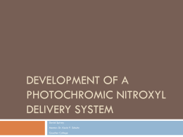 Development of a Photochromic Nitroxyl Delivery System