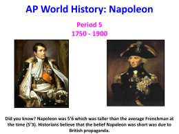 AP World History: Napoleon