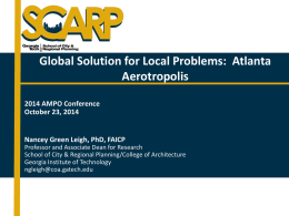 Global Solution for Local Problems: Atlanta Aerotropolis
