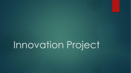 Innovation Project