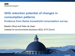 Future and green consumption patterns