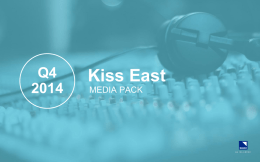 Kiss 105 Q4 2014 Media Pack