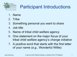 LAMM Tribal Coaching PowerPoint >>