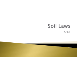 Soil Laws - Grayslake North High School