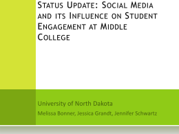 Status Update: Social Media and its Influence on Student