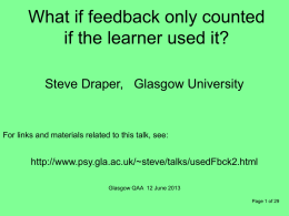 New thinking and practice in HE assessment and feedback