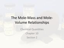 The Mole-Mass and Mole