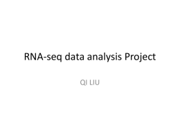 RNA-seq data analysis Project