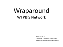 Wraparound - Wisconsin PBIS Network