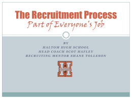 The Recruitment Process Part of Everyone’s Job