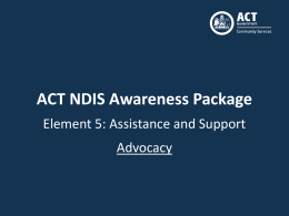 NDIS Presentation pack 5