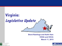 Virginia: Legislative Update