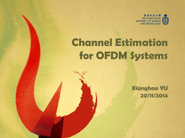 Channel Estimation for OFDM Systems