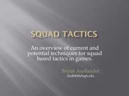 Squad Tactics - Lehigh University