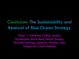 Conclusion: The Sustainability and Renewal of Blue Ocean