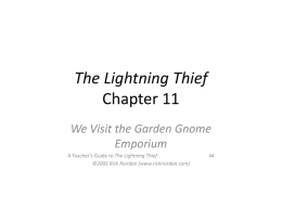 The Lightning Thief Chapter 11