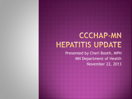 MN HepatitIs Update