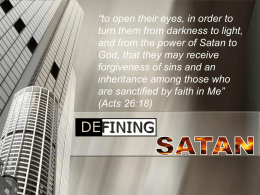 Defining Satan