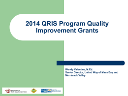 2013 QRIS Grants