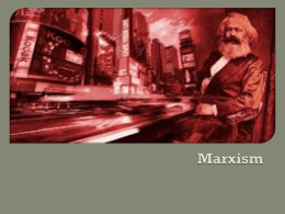 Marxism - Weebly