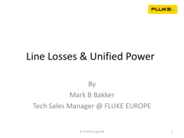 Line Losses & Unified Power