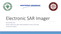 Electronic SAR Imager - Florida A&M University