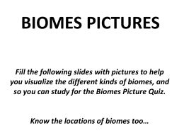 BIOMES PICTURES - Kennedy APES