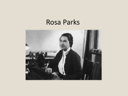 Rosa Parks - Mr. Schrader (.com)