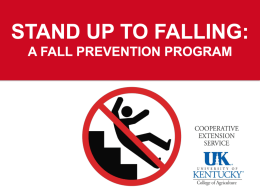 Don’t Let Falls Get You Down: Falls Are NOT an Inevitable